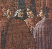 Sandro Botticelli Domenico Ghirlandaio,Stories of john the (mk36) oil painting on canvas